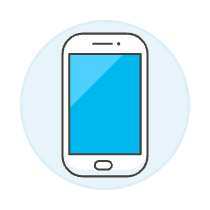 Mobile Phone 3 Illustration from UX Colors Set
