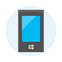 Mobile Phone 4 Illustration from UX Colors Set