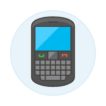 Mobile Phone 5 Illustration from UX Colors Set
