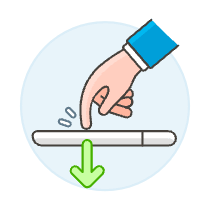Tap Phone 1 1 Illustration from UX Colors Set