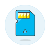 Sd Card Illustration from UX Colors Set