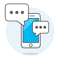 Chatting 1 Illustration from UX Colors Set