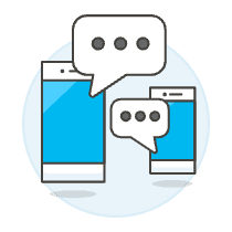 Chatting 2 Illustration from UX Colors Set