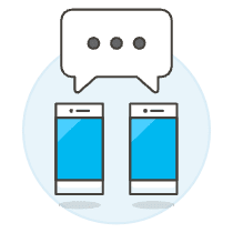 Chatting 3 Illustration from UX Colors Set
