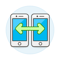 Data Sync Illustration from UX Colors Set