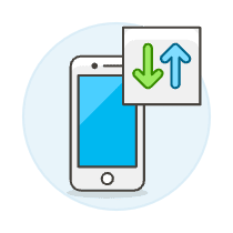 Data Transfer 2 Illustration from UX Colors Set