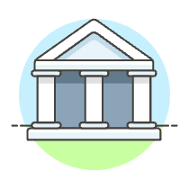 Bank Building 2 Illustration from UX Colors Set