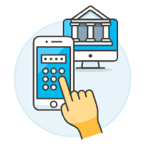 Banking App 2 2 Illustration from UX Colors Set