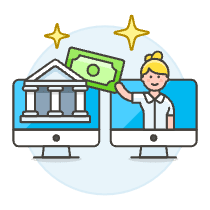 Banking App 3 4 Illustration from UX Colors Set