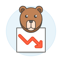 Bear Market 2 Illustration from UX Colors Set