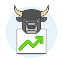 Bull Market 2 Illustration from UX Colors Set