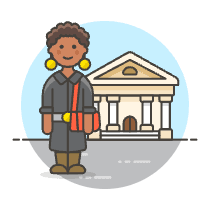 Banker 1 Illustration from UX Colors Set