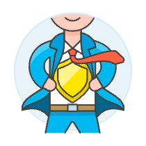 Business Hero 1 Illustration from UX Colors Set