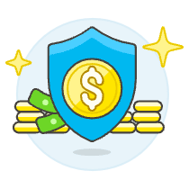 Money Shield Illustration from UX Colors Set