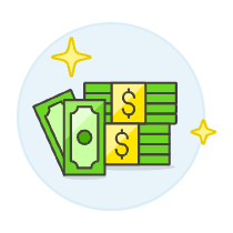 Bank Notes Illustration from UX Colors Set