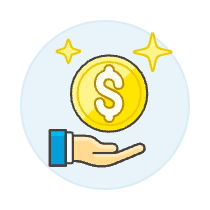 Hand Coin 2 Illustration from UX Colors Set