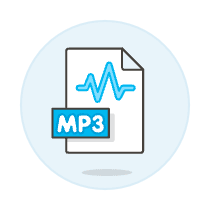 File Sound Mp 3 Illustration from UX Colors Set