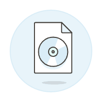 Format File Cd Illustration from UX Colors Set
