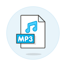 Format File Mp 3 Illustration from UX Colors Set