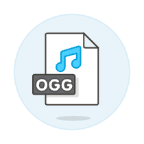 Format File Ogg Illustration from UX Colors Set