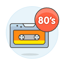 Cassette 80 S Illustration from UX Colors Set