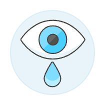 Eye Tear Illustration from UX Colors Set