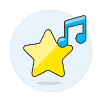 Favorite Playlist Illustration from UX Colors Set