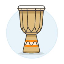 Instruments Drum 2 Illustration from UX Colors Set