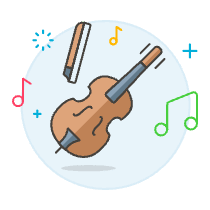Instruments Violin Illustration from UX Colors Set