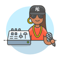 Artist Equalizer 2 Illustration from UX Colors Set