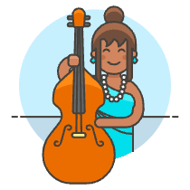 Musicians Orchestra 4 Illustration from UX Colors Set
