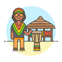 Reggae Show 1 Illustration from UX Colors Set