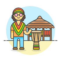 Reggae Show 3 Illustration from UX Colors Set