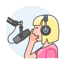 Singer Record 10 Illustration from UX Colors Set