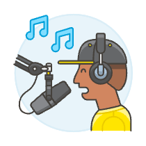 Singer Record 2 Illustration from UX Colors Set