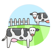 Cow Ranch Illustration from UX Colors Set