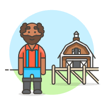Farmer Barn 5 Illustration from UX Colors Set