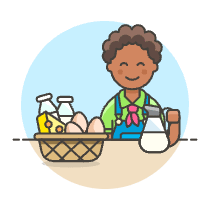 Farmer Harvest 4 Illustration from UX Colors Set