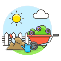 Gardening Illustration from UX Colors Set