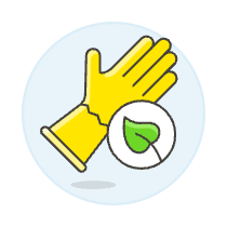 Gardening Glove Illustration from UX Colors Set