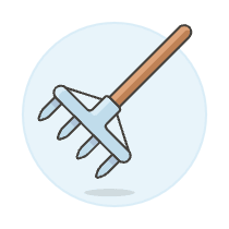 Gardening Harrow Illustration from UX Colors Set