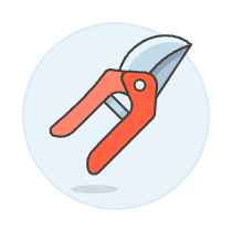 Gardening Shears Illustration from UX Colors Set