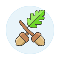 Nuts Illustration from UX Colors Set