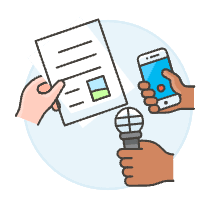 Making News 3 Illustration from UX Colors Set