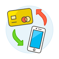 Card Refund Illustration from UX Colors Set