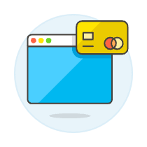 Online Card 1 Illustration from UX Colors Set