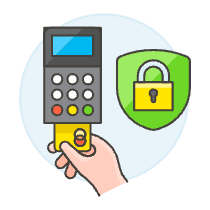 Card Reader Protect 1 1 Illustration from UX Colors Set