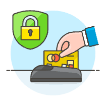 Card Reader Protect 2 1 Illustration from UX Colors Set