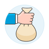 Money Bag 4 Illustration from UX Colors Set