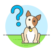 Curious Dog Illustration from UX Colors Set